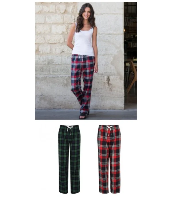 SK83 Ladies Tartan Lounge Pants